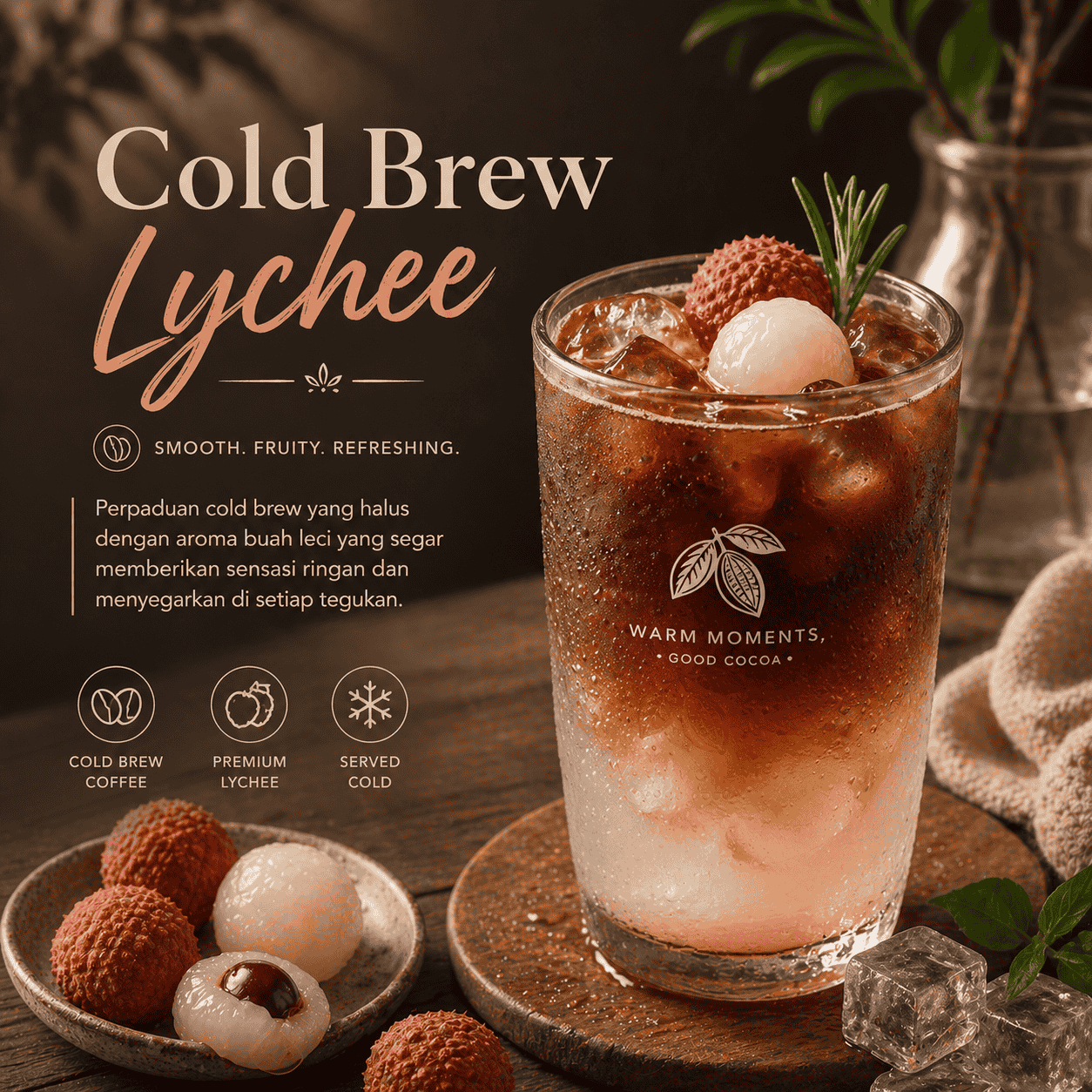 Cold Brew Lychee Kopi-Q